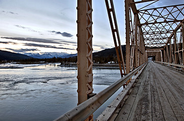 Image showing Bridge over Saskatchewan River