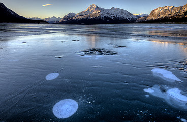 Image showing Abraham Lake Winter