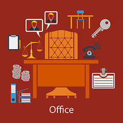 Image showing Business flat design