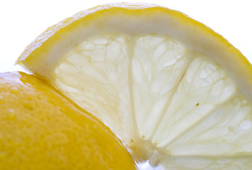 Image showing Lemon Slice Close up