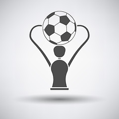 Image showing Soccer cup  icon