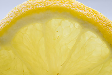 Image showing Lemon Slice Close up