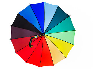 Image showing Multicolored Umbrella 