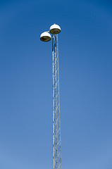 Image showing Road lighting post