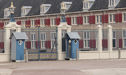 Image showing Apeldoorn, Holland, March 6, 2016: Front view of the royal palac