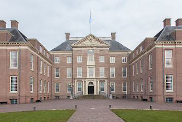 Image showing Apeldoorn, Holland, March 6, 2016: Front view of the royal palac