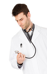 Image showing Male doctor, concept of healthcare and medicine