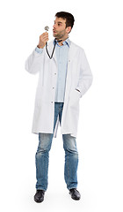 Image showing Male doctor, concept of healthcare and medicine