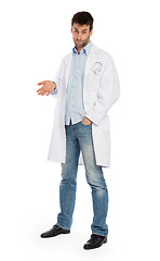 Image showing Male doctor, concept of healthcare and medicine