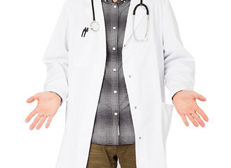 Image showing Male doctor, concept of healthcare and medicine