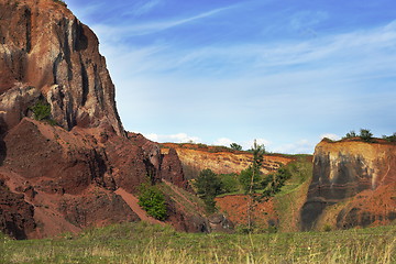 Image showing view of racos abandoned quarry