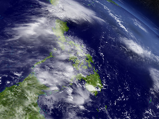 Image showing Philippines from space