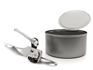 Image showing Tin with Opener