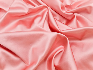 Image showing Pink Fabric Background