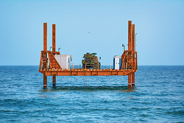 Image showing Platform in the Sea