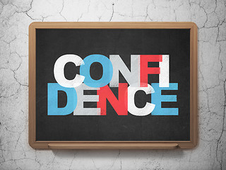 Image showing Business concept: Confidence on School board background