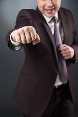 Image showing Close-up of man\'s fist boxing