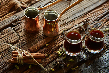 Image showing cups of turkish coffee