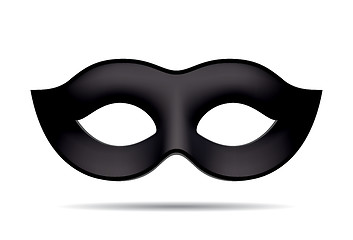 Image showing Black carnival mask