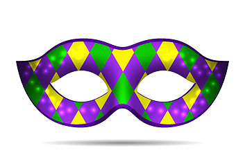 Image showing Mardi Gras mask 