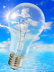 Image showing Bulb and Heaven