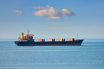 Image showing Bulk Carrier in the Sea