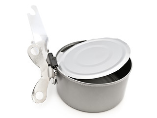 Image showing Tin Opener and Can