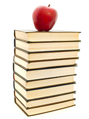 Image showing Apple On The Books