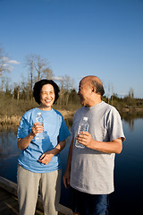 Image showing Senior asian couple