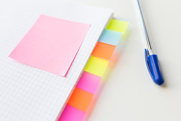 Image showing close up of organizer and pen on office table