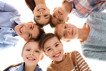 Image showing happy smiling children faces