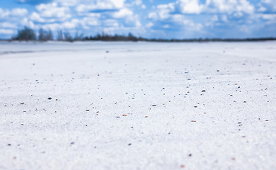 Image showing Silica sand closeup