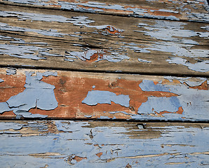 Image showing wood blue texture