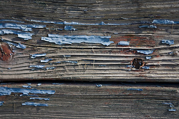 Image showing wood blue texture