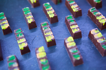 Image showing Small chocolate candy.