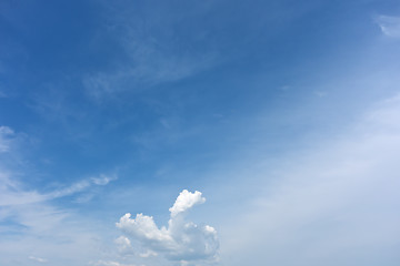 Image showing blue sky background