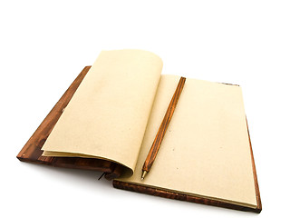 Image showing Opened Notebook