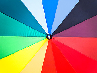 Image showing Multicolored Umbrella Background