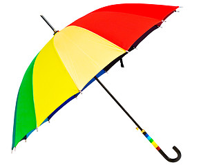 Image showing Multicolored Umbrella