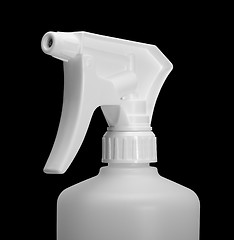 Image showing white spray bottle detail