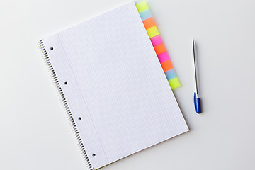 Image showing close up of organizer and pen on office table