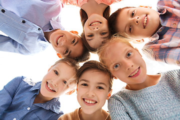Image showing happy smiling children faces