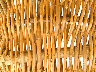 Image showing Wicker Fence