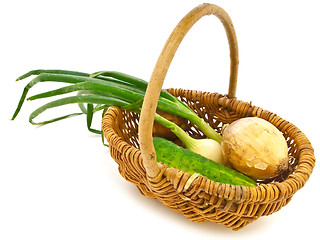 Image showing Onion And Cucumber