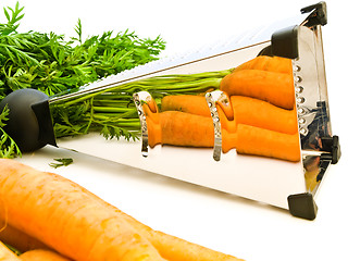 Image showing Carrots And Grater