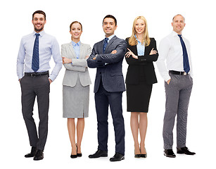 Image showing group of happy business people