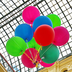 Image showing Colorful balloons 