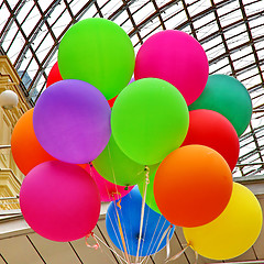 Image showing Colorful balloons 