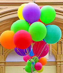 Image showing Colorful balloons 