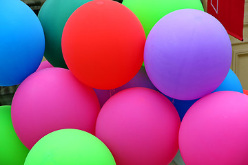 Image showing Colorful balloons 